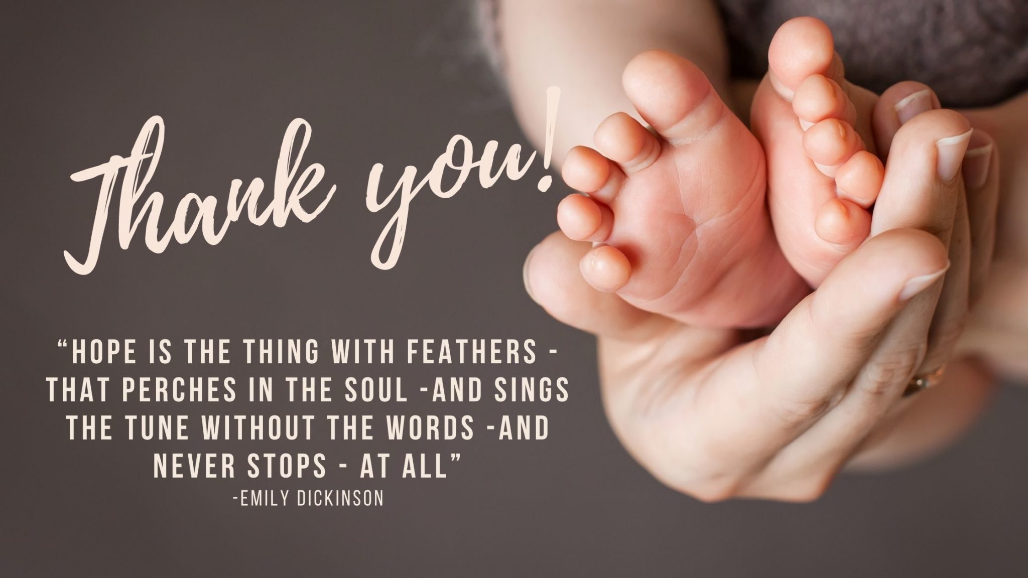 Nomination Confirmation Gift of Parenthood